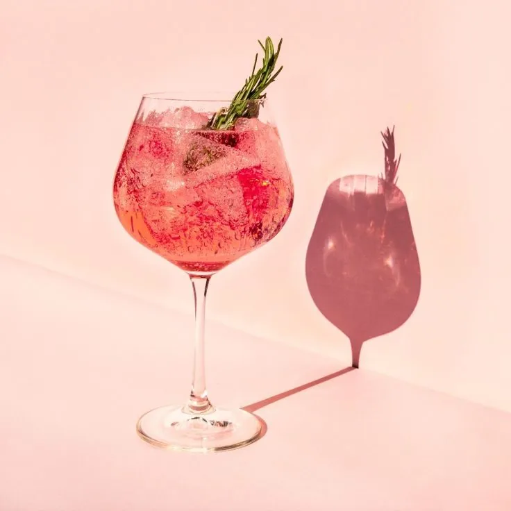 Spritz rosé servis en duo